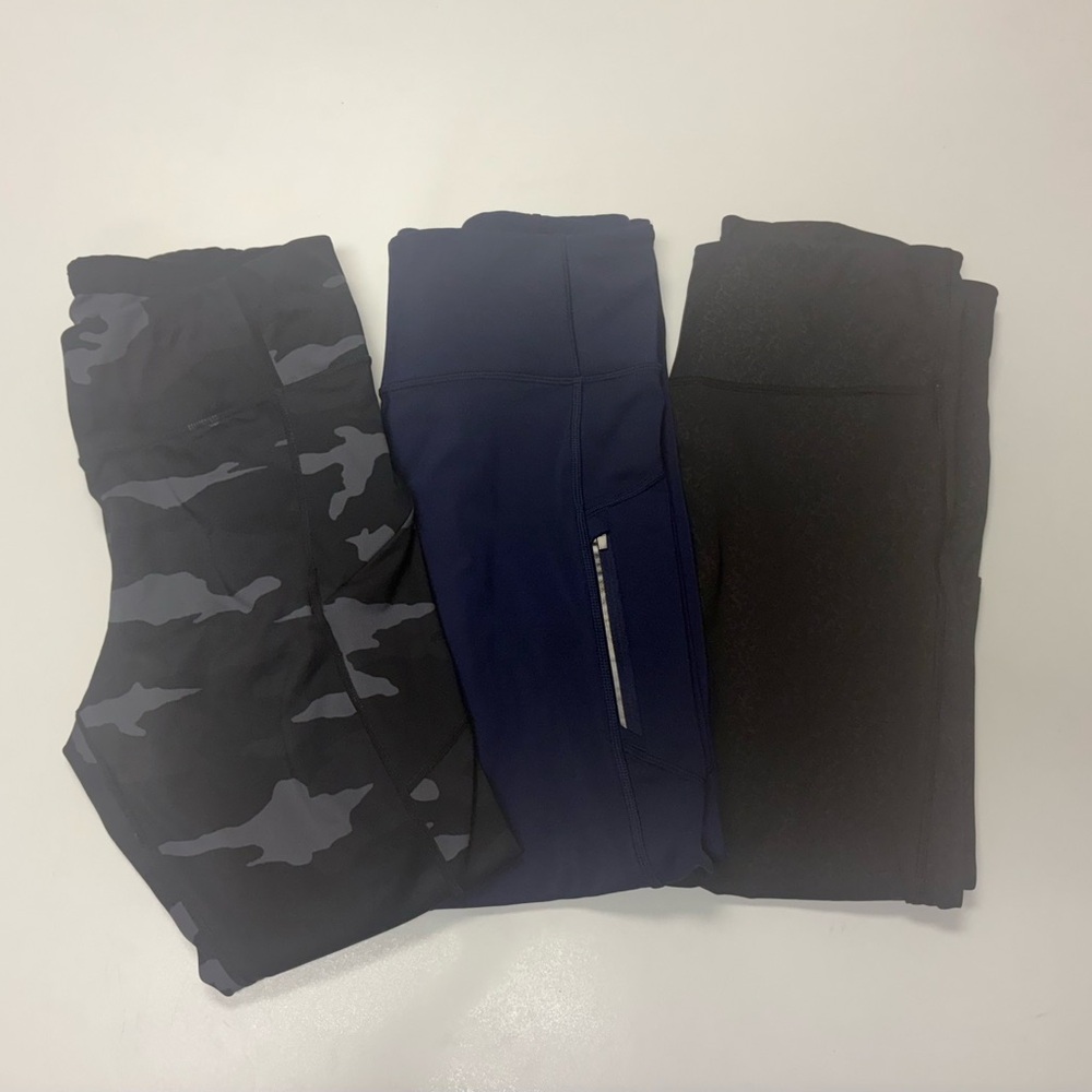 Set of Three Athleta Leggings - Size Large
